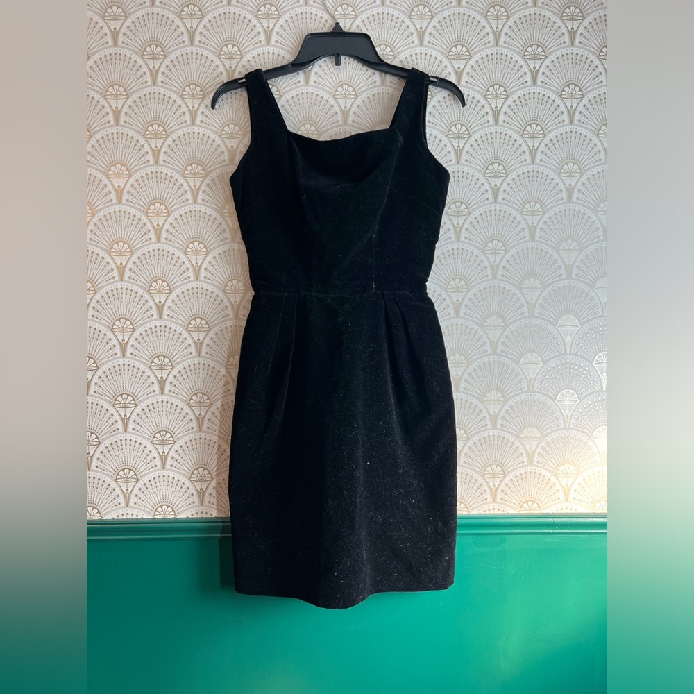 Vintage Black Velvet cocktail dress from Bonwit Teller